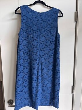 Sleeveless Maternity Lace Shift Dress in Royal Blue size small $20